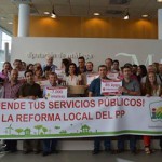 IZQUIERDA UNIDA EN DEFENSA DE LOS SERVICIOS PÚBLICOS Y EN CONTRA DE LA REFORMA LOCAL DEL PP