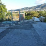 UPyD muestra al Alcalde y Diputado del PP Joaquín Villanova el peligro en Calle Los Alfareros (Polígono industrial Capellanía Norte)