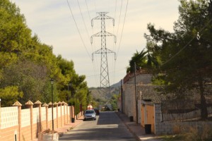 Trazado torres por zona urbana