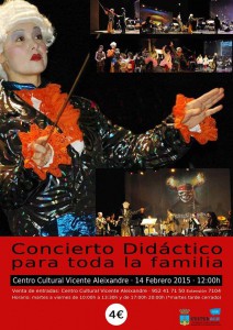 cartel concierto didactico