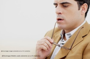@Glowimages: Close-up of a mid adult man thinking