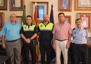 toma de posesion de dos nuevos policias locales