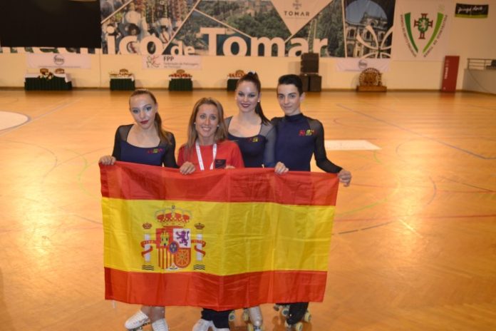 Gran actuación de los patinadores alhaurinos en la Copa de Europa de Portugal
