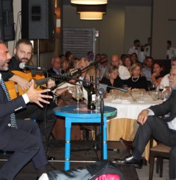 Gran ambiente en la cena flamenca de la Peña Torre del Cante