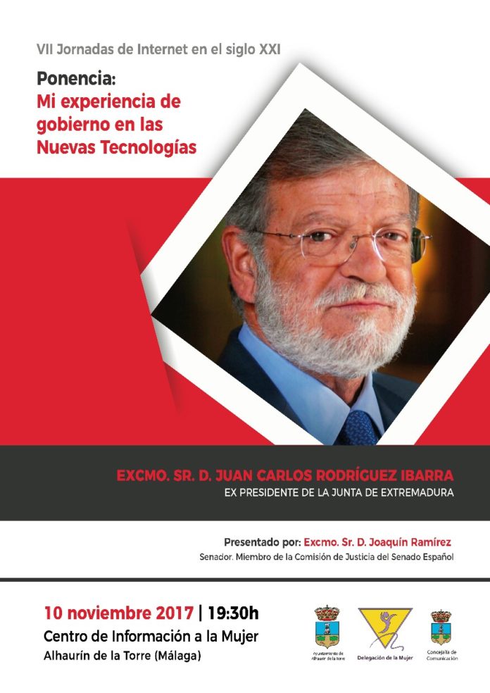 El expresidente de Extremadura visitará Alhaurín de la Torre el próximo viernes