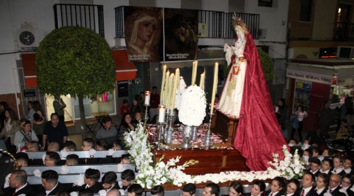 Brillante procesión de la Virgen de la Amargura