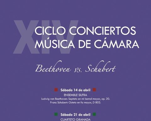 XIV Ciclo de Conciertos Música de Cámara. 14, 21, 28 de abril y 5 de mayo.