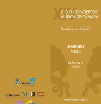 Ensemble Vega protagoniza el tercer concierto del Ciclo de Música de Cámara