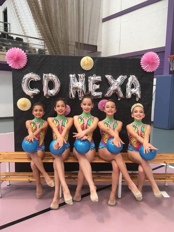 Gran competición de la gimnasia rítmica de Alhaurín en el Torneo de Viator (Almería)