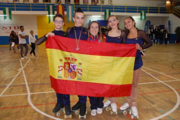 El patinaje artístico de Alhaurín de la Torre vuelve a pisar un podio europeo