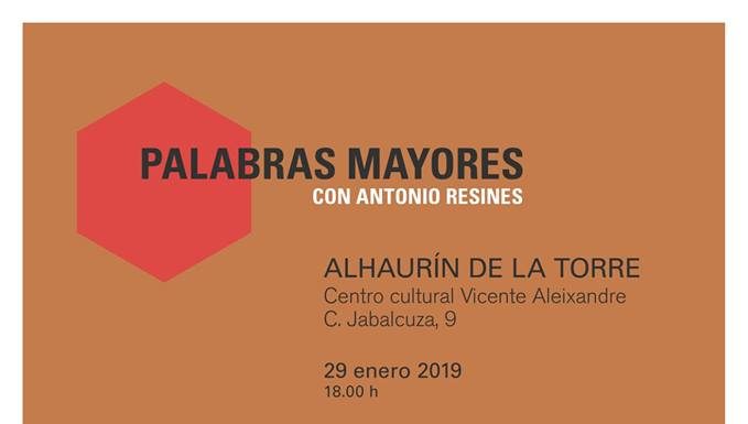Antonio Resines visitará Alhaurín de la Torre el próximo 29 de enero