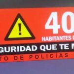 I. U. Sobre la Valla Publicitaria del sindicato policía