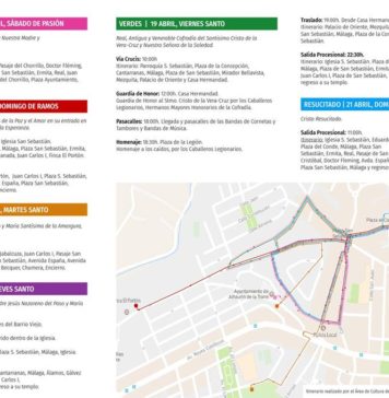 Itinerario Oficial Semana Santa 2019