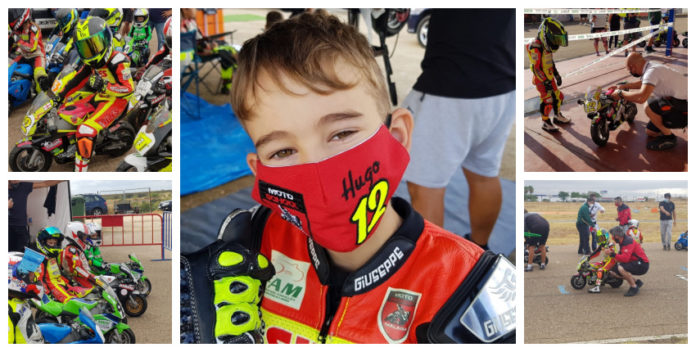 Gran papel de Hugo Williams en el Campeonato Andaluz de Minimotos