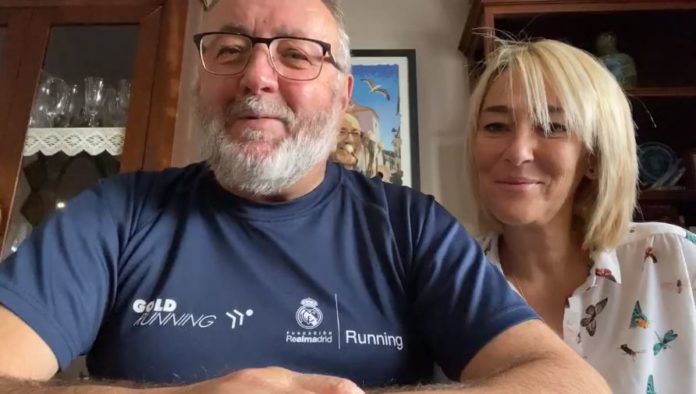 joaquin villanova y su esposa, reme, en casa tras recibir el alta hospitalaria