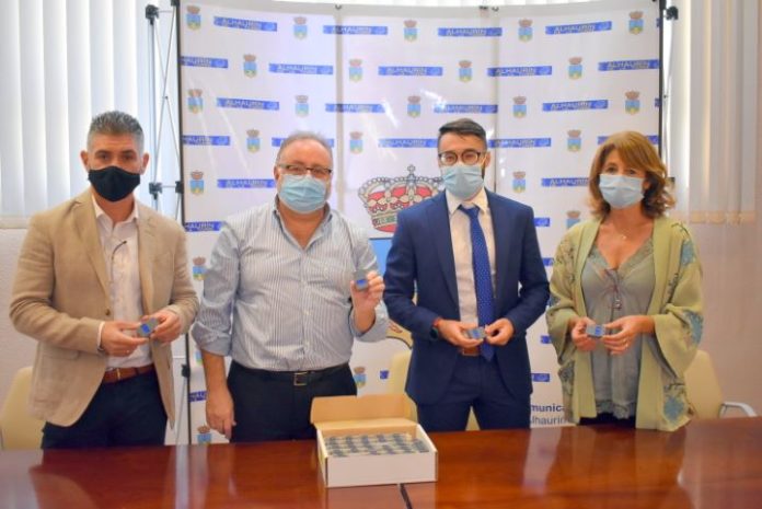 prudencio ruiz, joaquin villanova, alberto parra y mari carmen molina