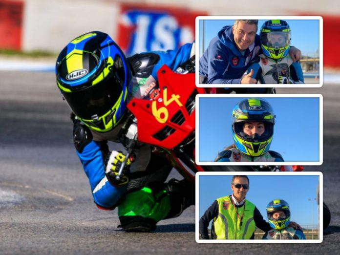 La joven Ainhoa Ramos llega en tercera posición a la última carrera del Campeonato de Andalucía de Mini GP 190