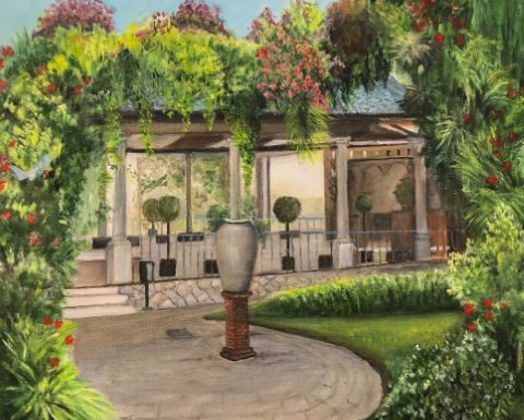 La Biblioteca Municipal acogerá una exposición de pintura de Mercedes Moreno