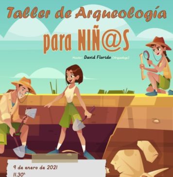 Taller infantil de arqueología el próximo 9 de enero en la Biblioteca Municipal
