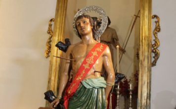 San Sebastián recorre este lunes las calles alhaurinas en el día de su festividad