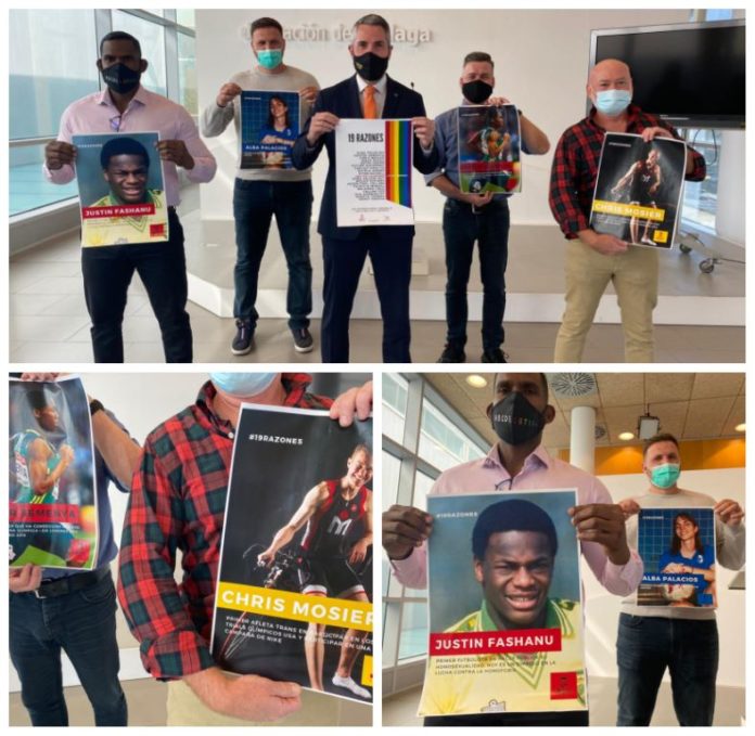 La Diputación de Málaga impulsa una campaña de sensibilización con motivo del Día Internacional contra la LGTBIfobia en el Deporte