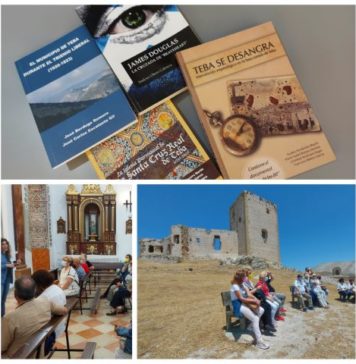 Integrantes del grupo de investigación del Centro Sesmero realizan una visita a Teba