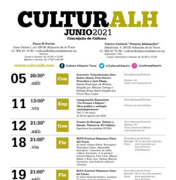 Programación Culturalh junio y avance de julio