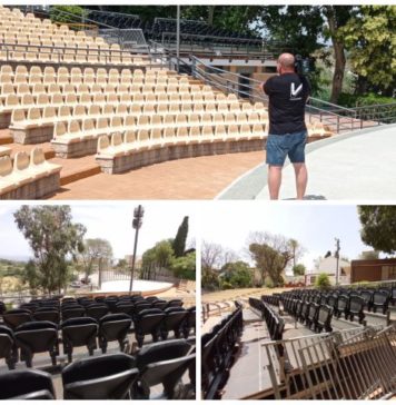 El Auditorio al aire libre de El Portón incorpora una grada telescópica con 96 butacas más