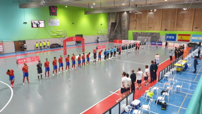 Concluye el torneo triangular de Fútbol Sala, con la selección argentina como vencedora