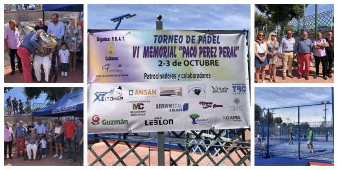 Cerca de 80 parejas participan en el VI Torneo de Pádel Memorial Paco Peral