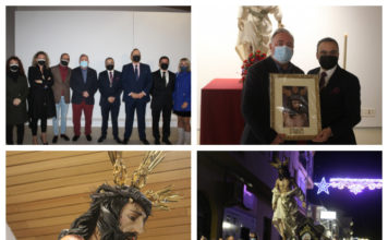 El alcalde, nombrado padrino de la nueva talla del Cristo de la Salud, nuevo titular de Luz y Ánimas