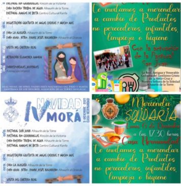 Actos Navideños de Las Cofradías de Moraos y Verdes para los días 5 y 6 de diciembre