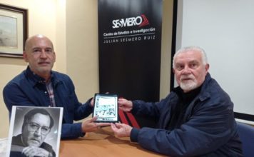 El pintor malagueño Pepe Bornoy dona al Centro Sesmero veinte obras de arte digital