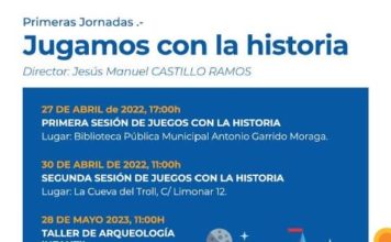 Organizada las Primeras Jornadas «Jugamos con la Historia» para escolares de 8 a 13 años