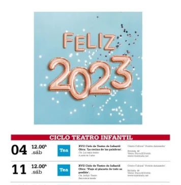 Agenda Culturalh para Enero de 2023