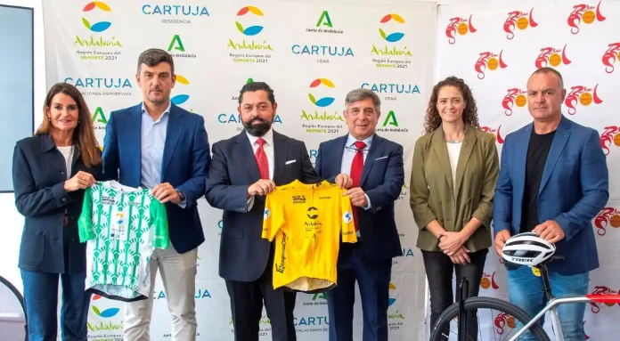 Presentación en la Cartuja de Sevilla de la II Vuelta Ciclista a Andalucía Élite Women