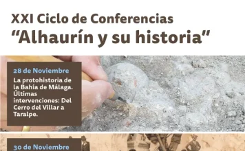 La próxima semana comienza el XXI Ciclo de Conferencias ‘Alhaurín y su historia’
