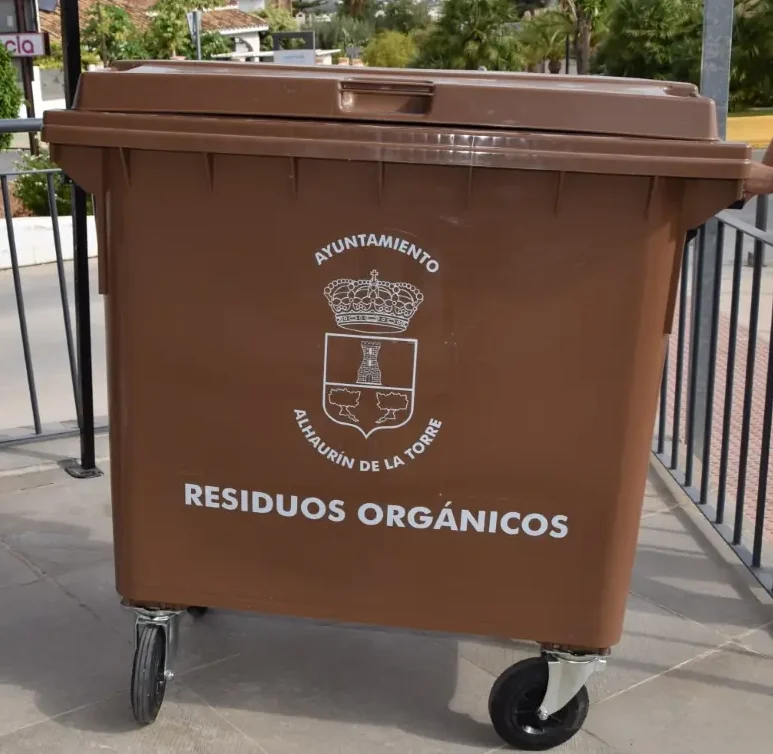 contenedor marron