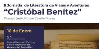 La II Jornada de Literatura de Viajes y Aventuras ‘Cristóbal Benítez’ será el próximo 16 de enero 