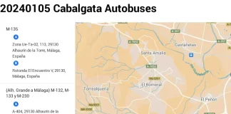 Restricciones y cambios de ruta del transporte interurbano con motivo de la Cabalgata