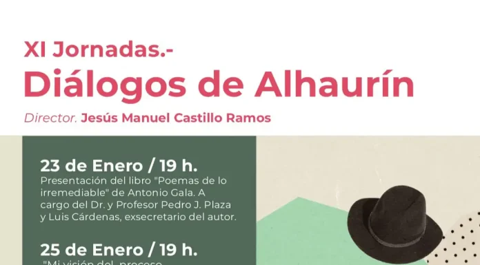 Las XI Jornadas ‘Diálogos de Alhaurín’ comienzan el próximo 23 de enero