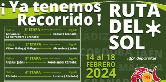 Recorrido Oficial de la 70º Vuelta Ciclista a Andalucía