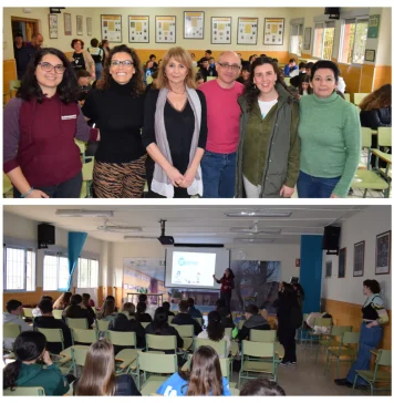 Charlas en el IES Gerald Brenan por el Día Internacional de la Mujer y la Niña en la Ciencia