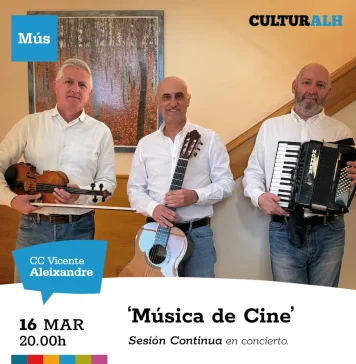 La música de cine sonará en formato reducido con ‘Sesión continua’ el próximo 16 de marzo  