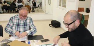 Vecinalh celebra un original Taller de Collage en La Sede Social del Barrio Viejo