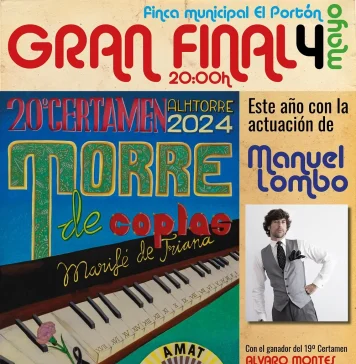 AMAT celebra el 4 de mayo la final de su XX Certamen Torre de Coplas ‘Marifé de Triana’