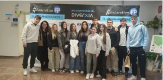 Estudiantes de la FP del Colegio El Pinar quedan a las puertas de la final del evento de emprendimiento social ‘Megahackathon Málaga 2024’