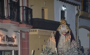 Salida Procesional de la Asociación de Fieles de Nuestro Padre Jesús Caído y María Santísima de la Amargura de Alhaurín de la Torre en el Martes Santo 2024