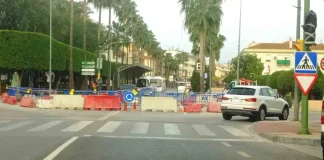 Nuevo paso adelante en la supresión del nudo semafórico del cruce con plaza de España