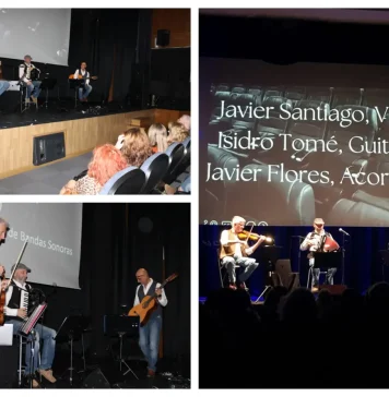 El trío alhaurino 'Sesión Continua' brilla en un concierto 'de cine'